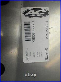 Ac Racing Frame Engine Skid Plate Guard Honda 400ex Trx400ex 04-3075