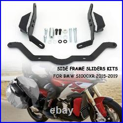 For BMW S1000XR S1000XR CNC Side Frame Slider Kits Engine Crash Bars 2015-2019