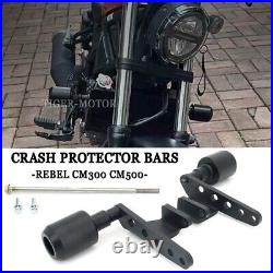 For Honda Rebel CM300 CM500 Side Frame Sliders Kits Crash Bars Protector PAIR