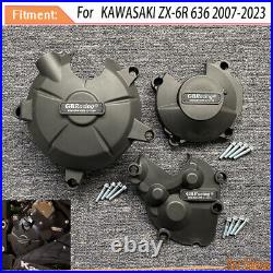 For KAWASAKI ZX-6R Engine Protector Frame Slider Crash Pad Crank Case Cover