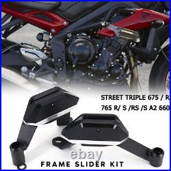 For Triumph Street Triple 675 / R 2013-2016 Engine Guard Crash Frame Slider Kits