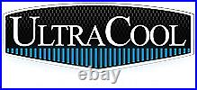 UC Center Frame Mount Engine Oil Cooler Kit Gloss Black HD Softail Custom 07-10